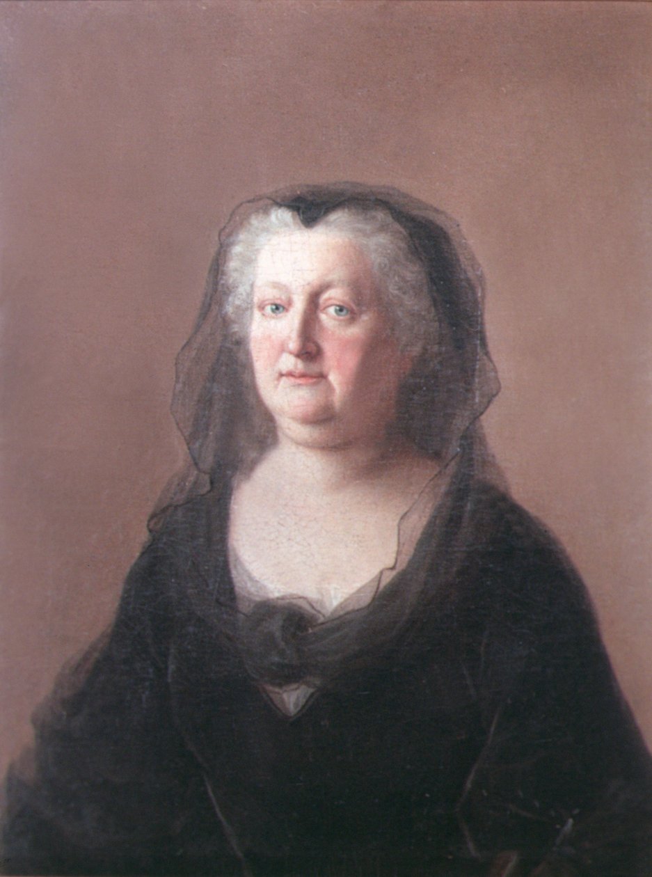 Braunschweig-i Erzsébet Christine-Wolfenbuettel német császárné (1691-1750) VI. Károly római római császár felesége 1685-1740) 174344 alkotó: Jean Étienne Liotard