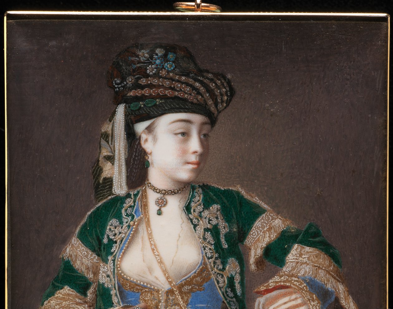 Laura Tarsi, "Egy görög hölgy", 1745-1749 alkotó: Jean Étienne Liotard