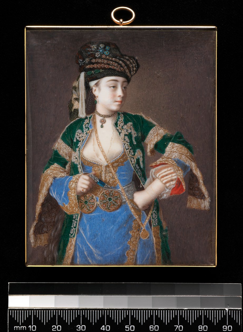 Laura Tarsi, "Egy görög hölgy", 1745-1749 alkotó: Jean Étienne Liotard