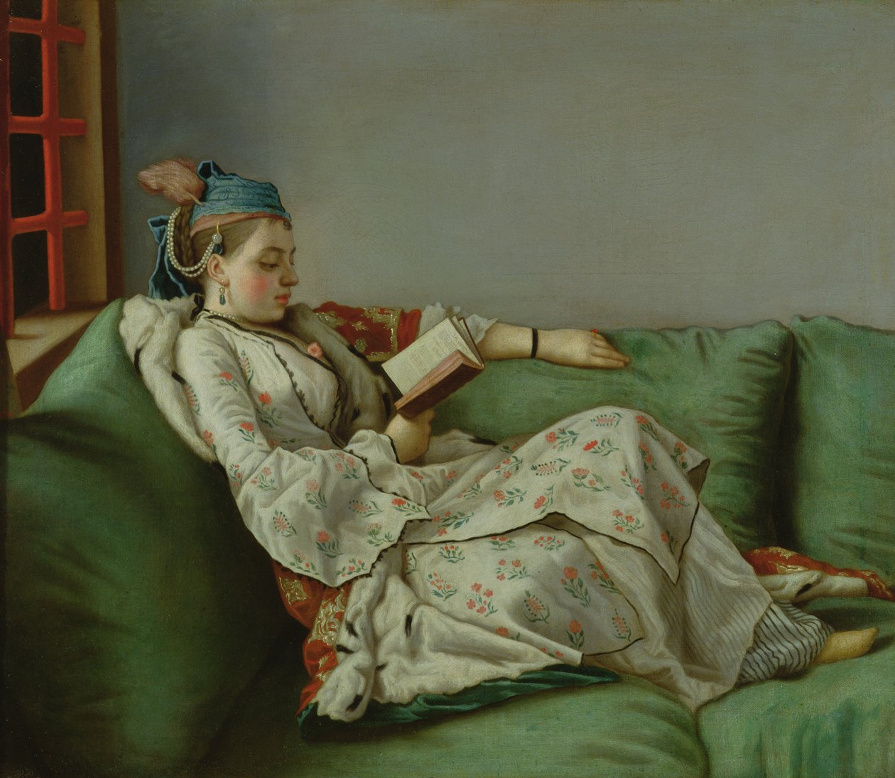 A francia Maria Adelaide török ruhában, 1753 alkotó: Jean Étienne Liotard