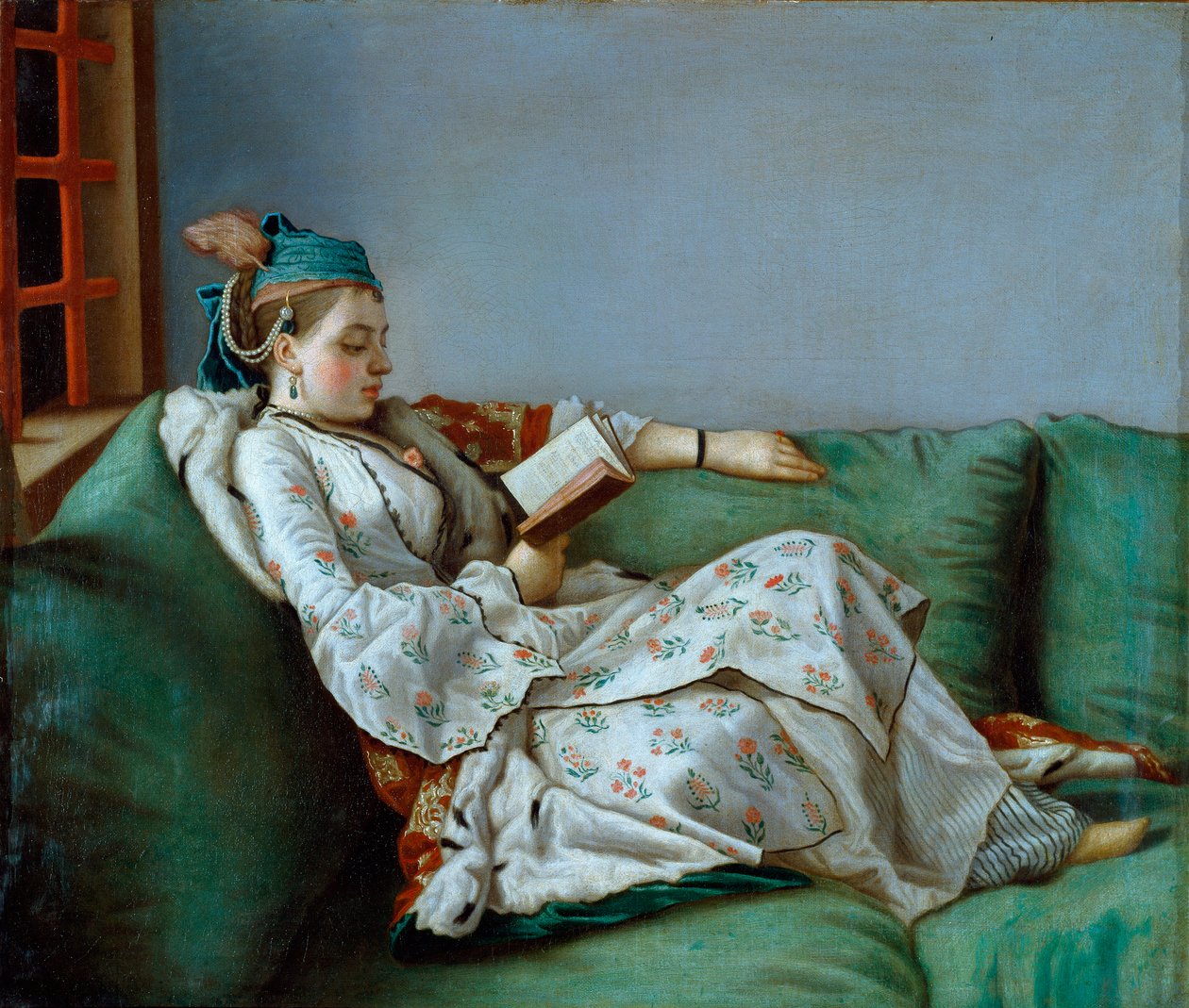 A francia Maria Adelaide török ruhában, 1753 alkotó: Jean Étienne Liotard