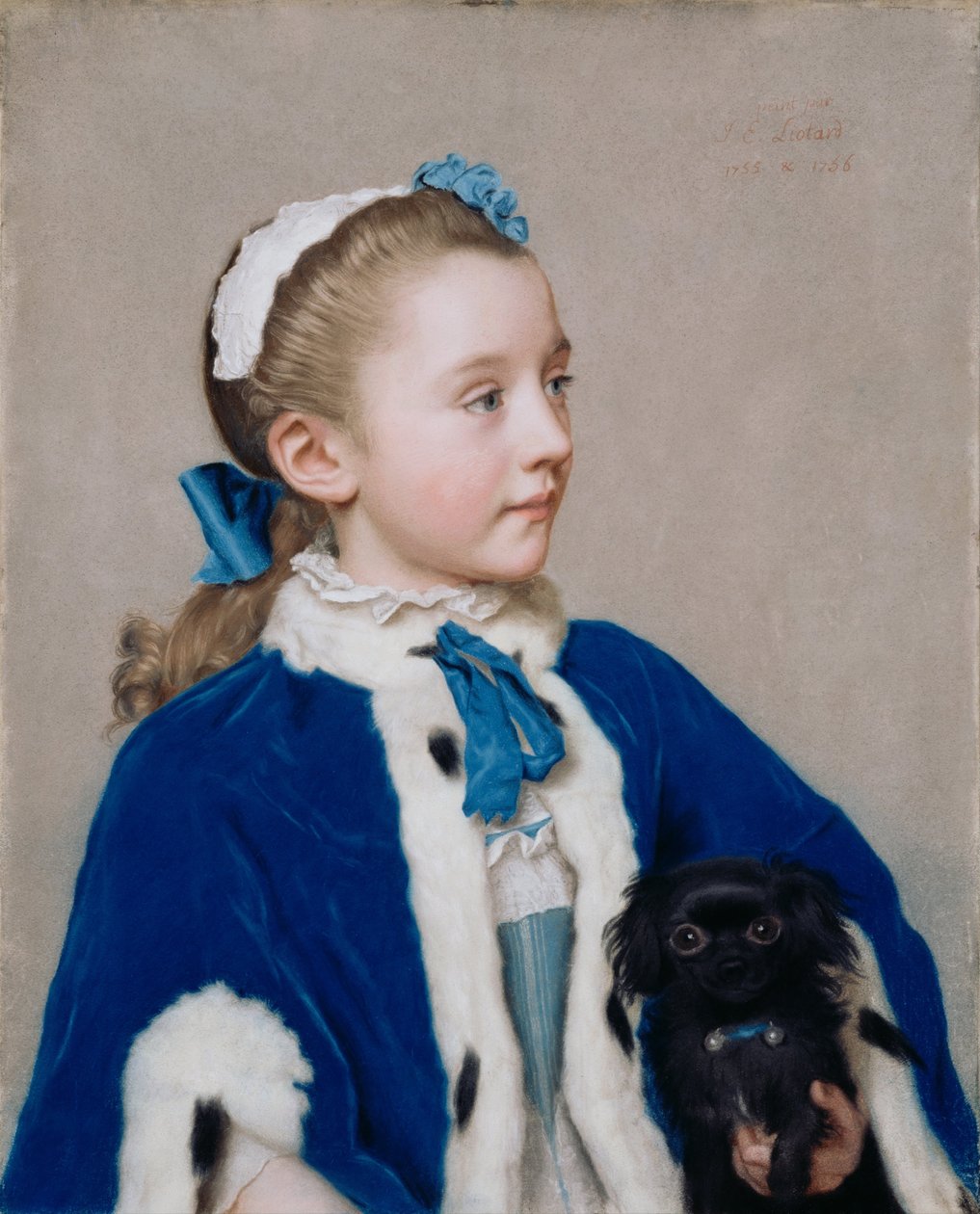 Maria Frederike van Reede-Athlone hétnél, 1755-1756 alkotó: Jean Étienne Liotard