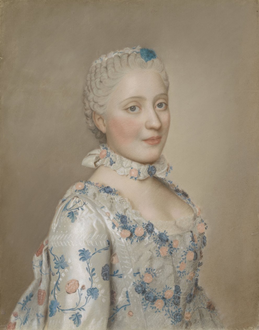 Maria Josepha szászországi, Dauphine francia A szászországi Marie Josèphe (1731-67), a francia Dauphine portréja alkotó: Jean Étienne Liotard