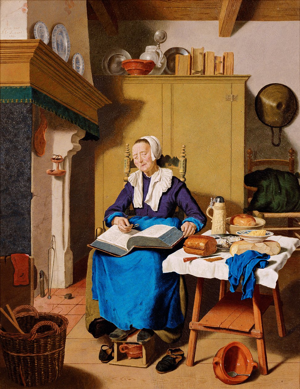 Idős nő alkotó: Jean Étienne Liotard