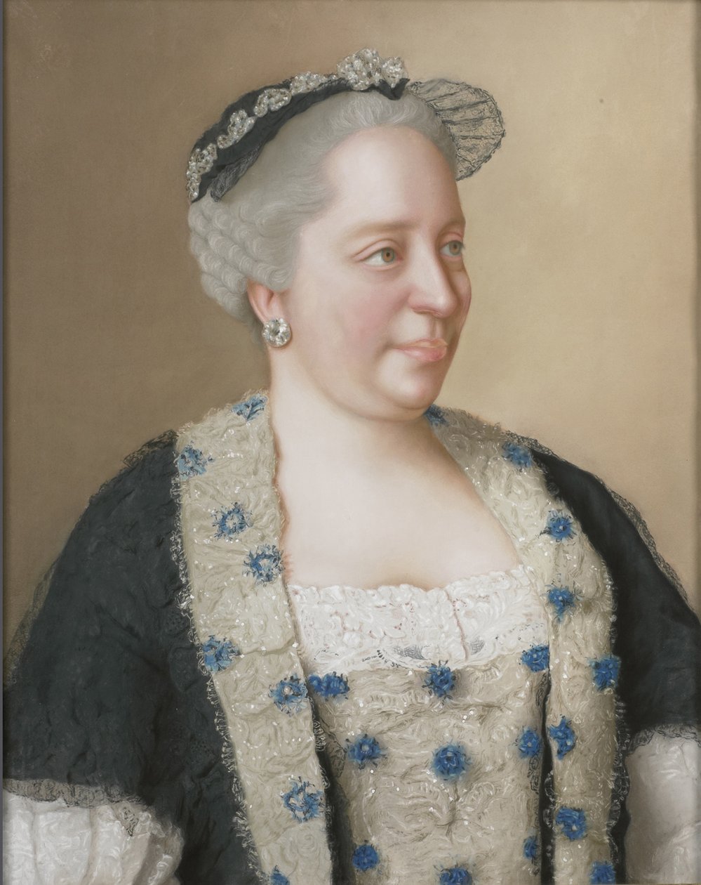 Mária Terézia osztrák császárné portréja 1717-1780, 1762 alkotó: Jean Étienne Liotard