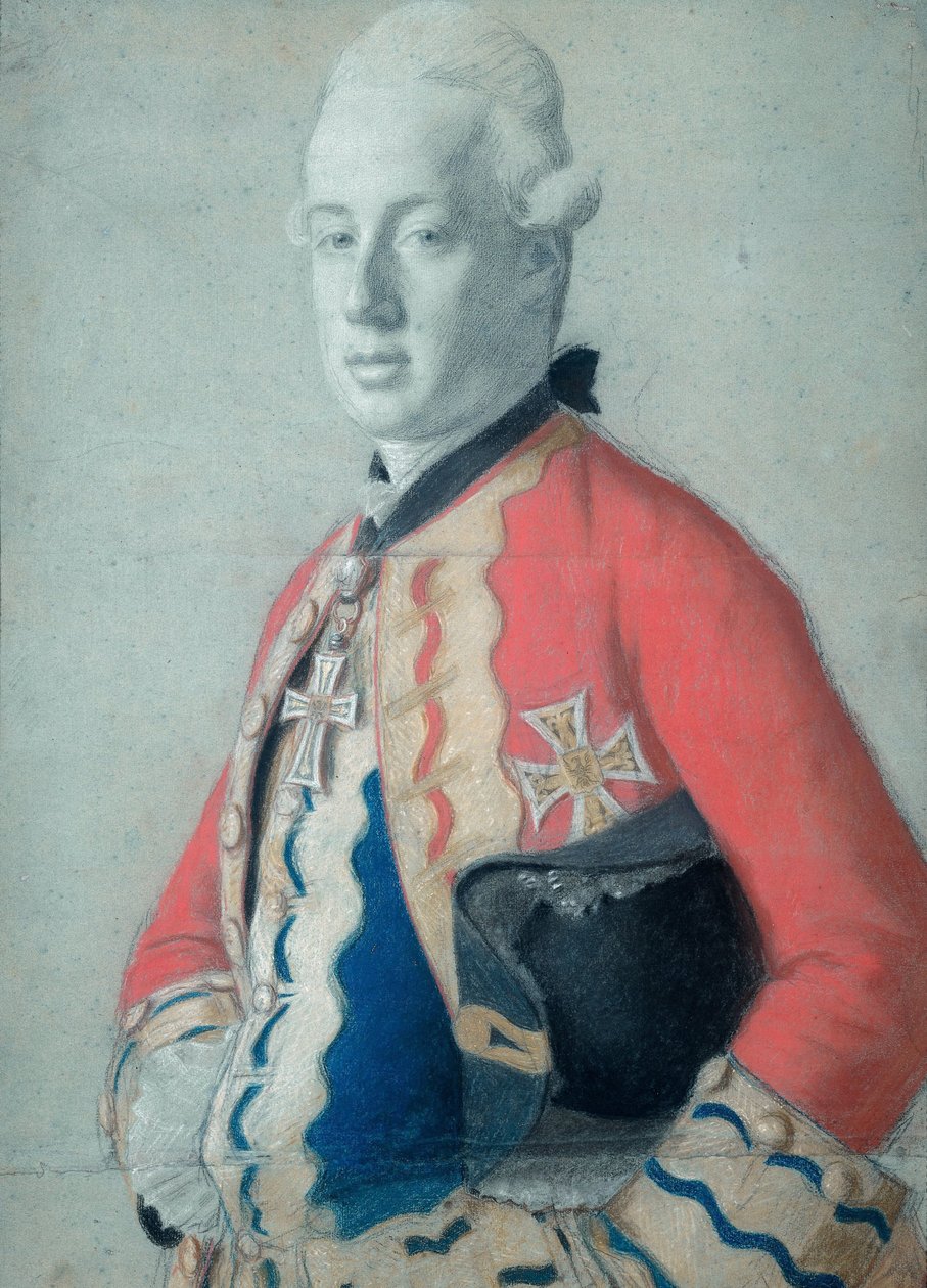 Maximilian Ferenc osztrák főherceg (1756-1801), később kölni érsek és választófejedelem, valamint münsteri herceg püspök portréja alkotó: Jean Étienne Liotard