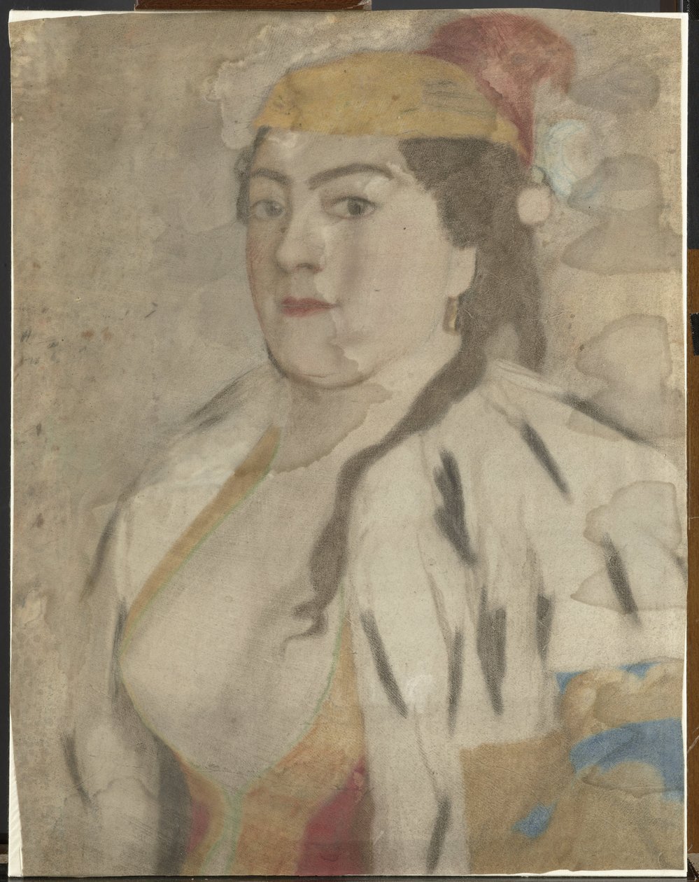 Egy ismeretlen nő portréja Isztambulból alkotó: Jean Étienne Liotard