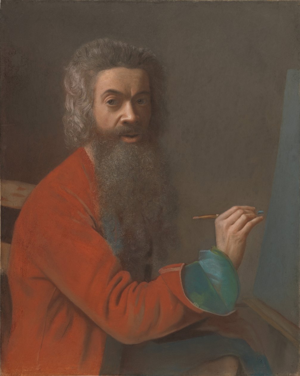 Önarckép török viseletben, c. 1750. alkotó: Jean-Étienne Liotard