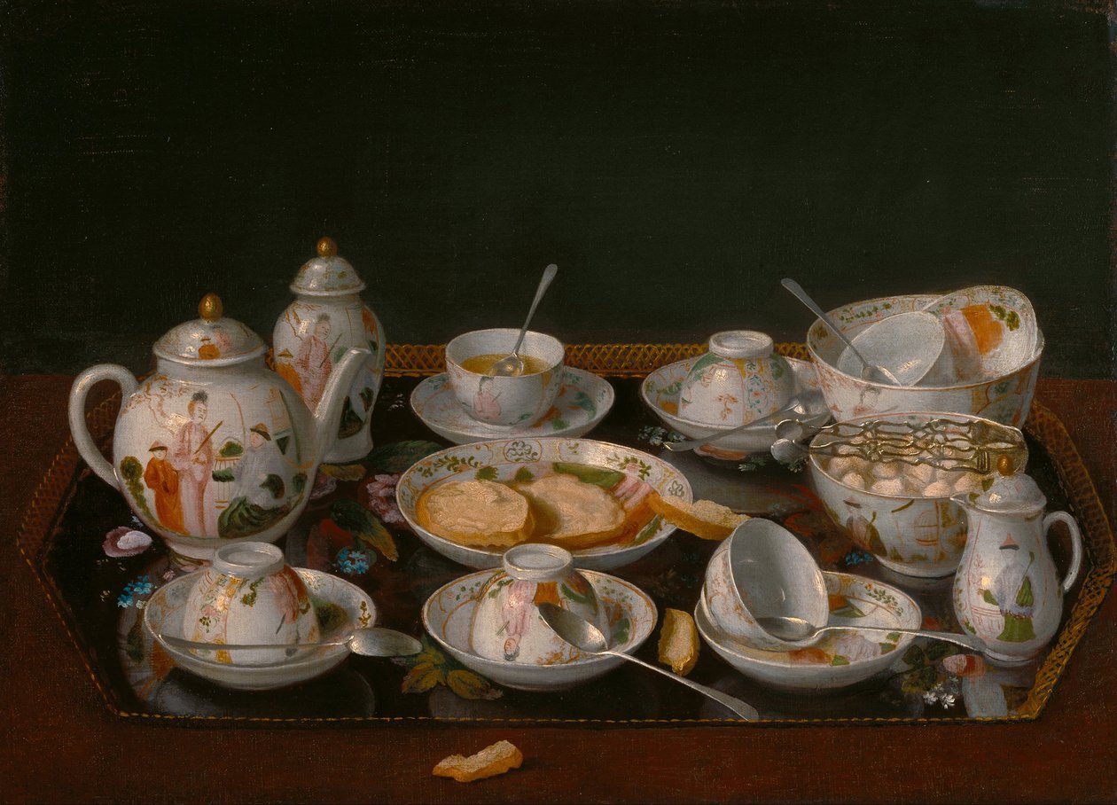 Teáskészlet, 1781-1783 alkotó: Jean Étienne Liotard