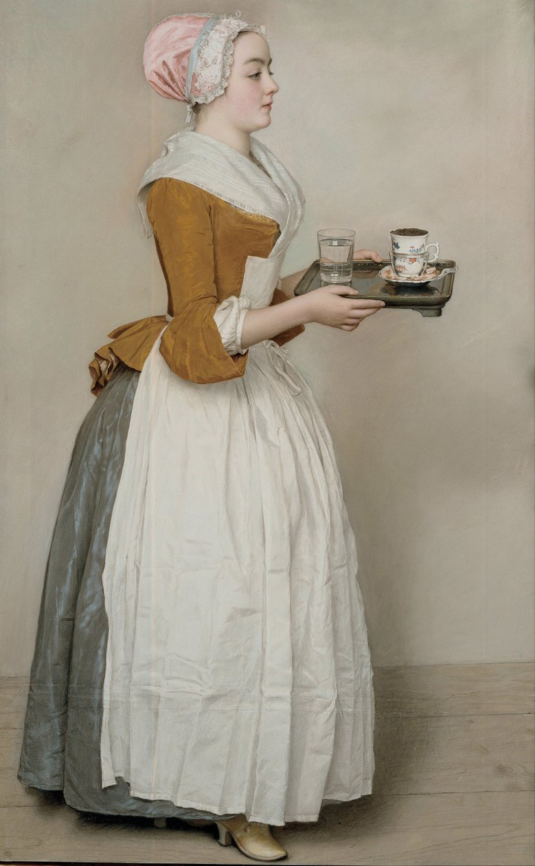 A csokis lány La Belle Chocolatière de Vienne, c. 1745 alkotó: Jean Étienne Liotard