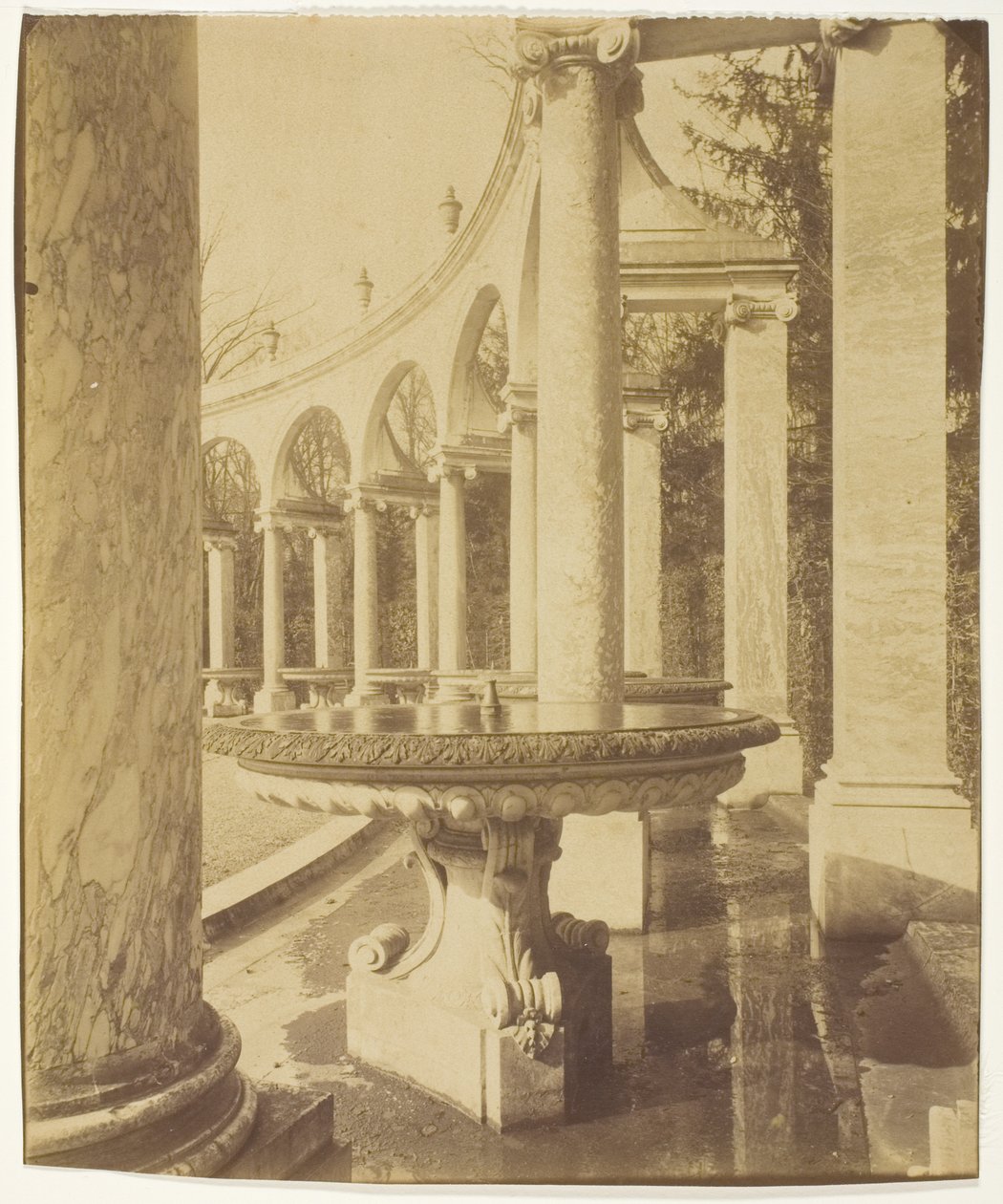 Bosquet de la Colonnade, a medencék alkotó: Jean Eugène Auguste Atget