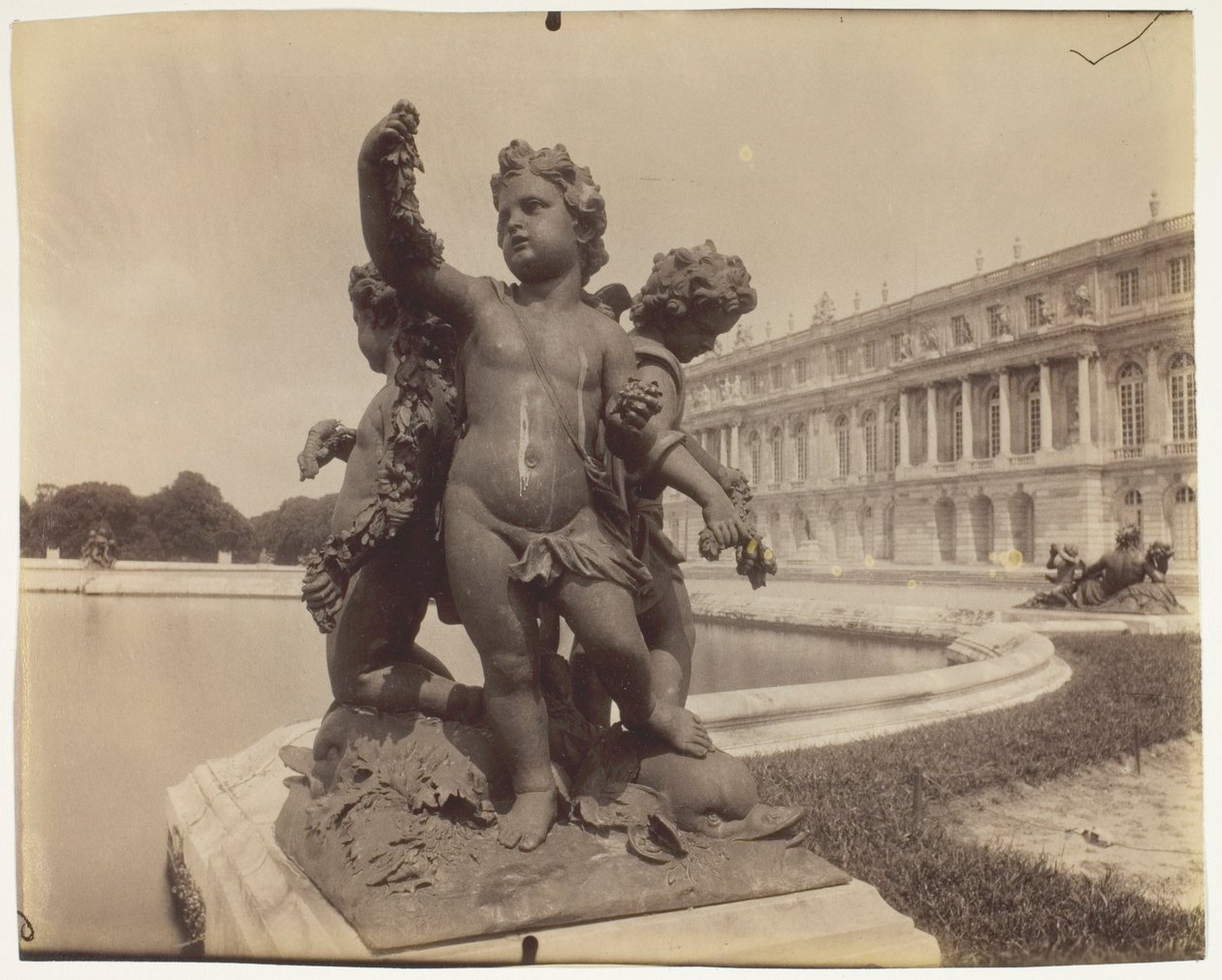 Versailles, Park sarok alkotó: Jean Eugène Auguste Atget