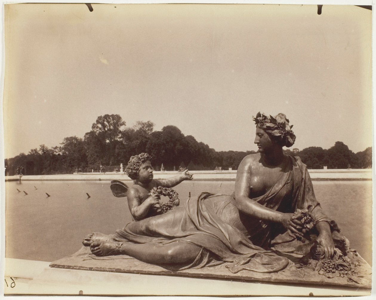 Versailles, Park sarok alkotó: Jean Eugène Auguste Atget
