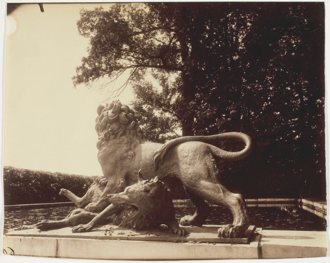 Versailles, Diana szökőkútja (részlet) alkotó: Jean Eugène Auguste Atget