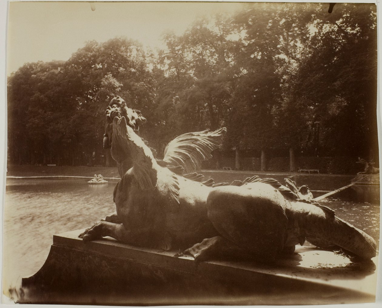 Versailles, Grand Trianon, Hardy Sárkánya alkotó: Jean Eugène Auguste Atget