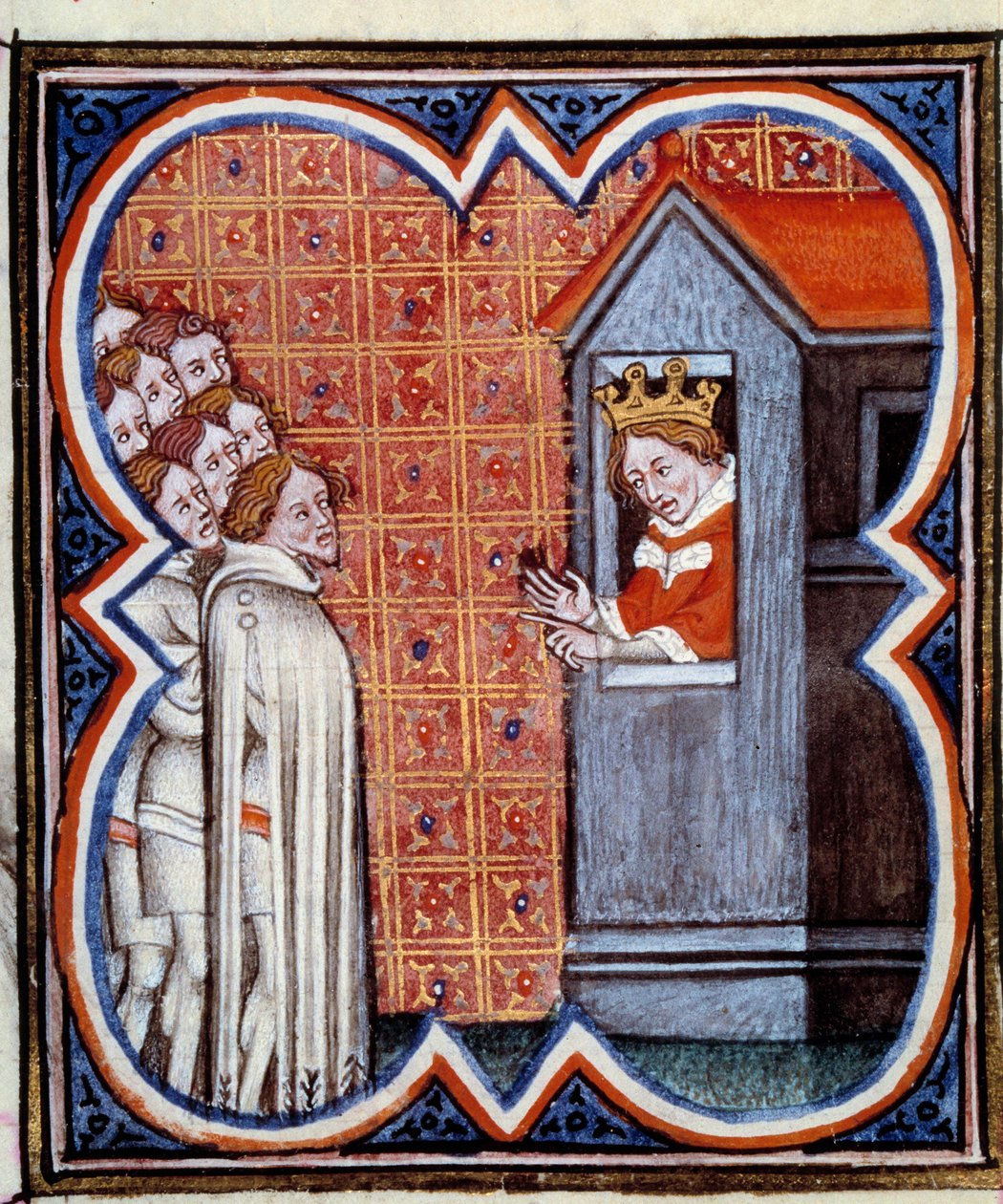 II. Károly, Navarra gonosz királya alkotó: Jean Fouquet