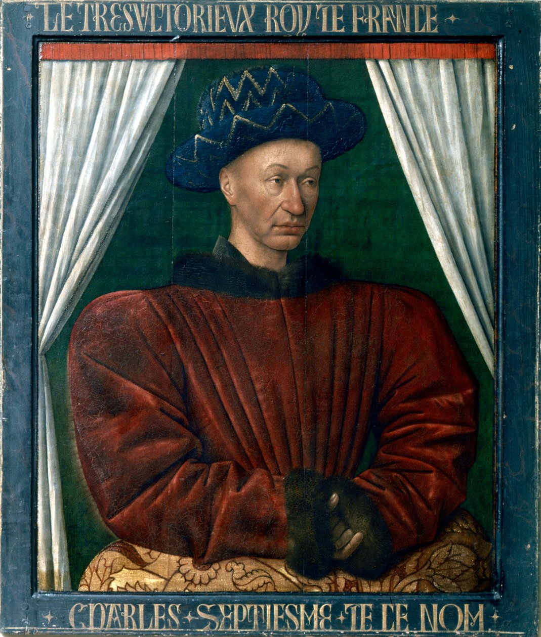VII. Károly francia, 15. század alkotó: Jean Fouquet