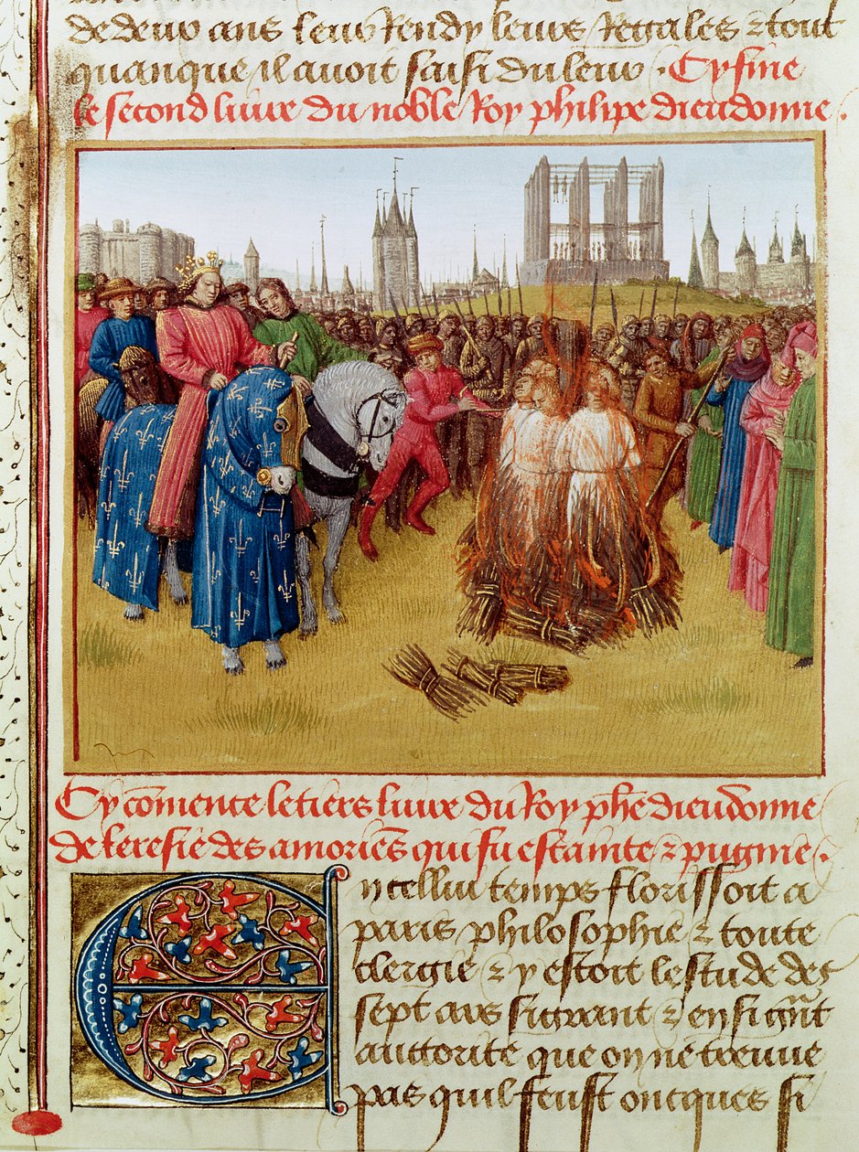 Fr 6465 f.236 Az eretnekek könyörgése 1210-ben (lásd még: 161701) alkotó: Jean Fouquet