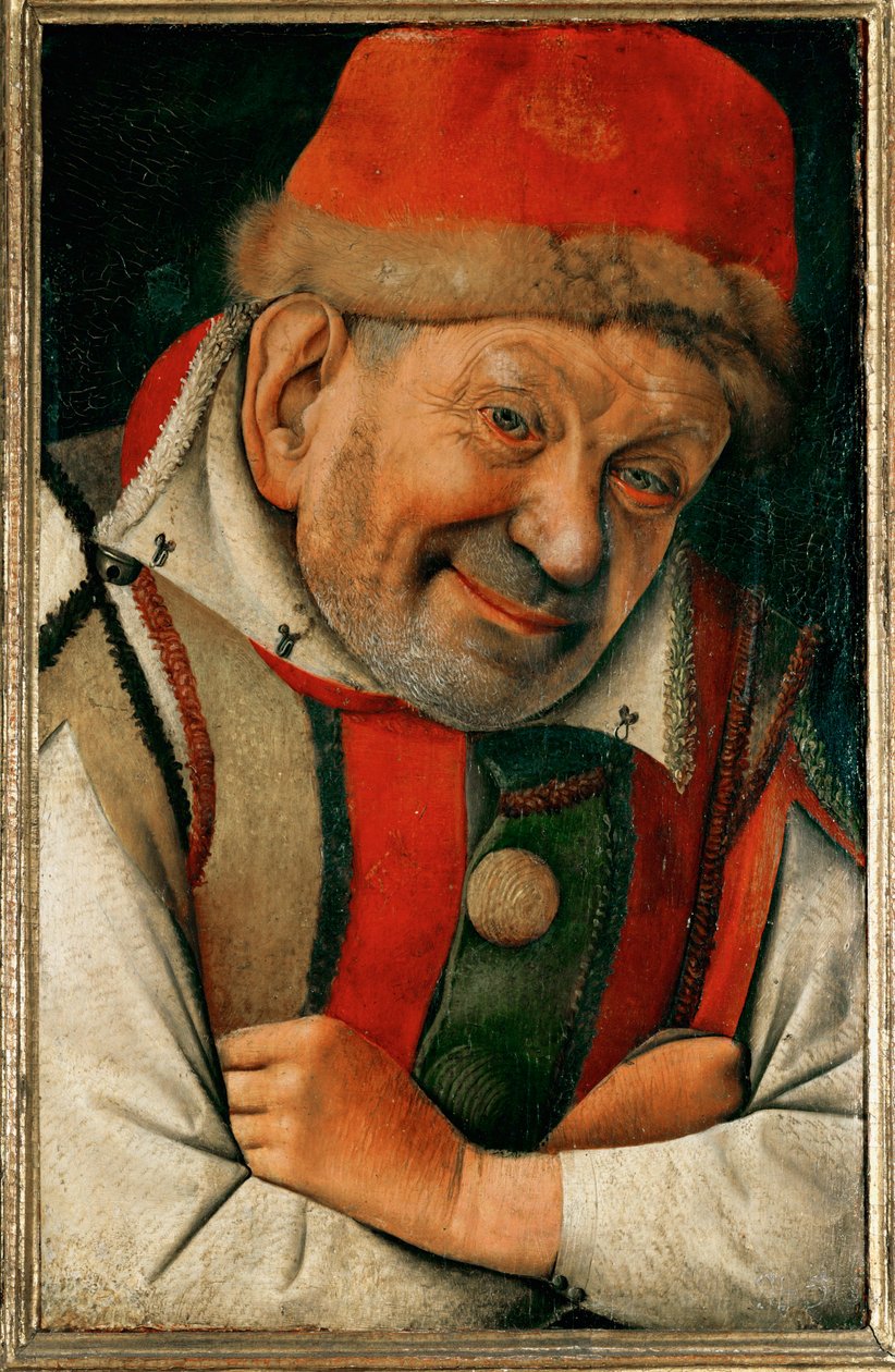 Gonella, a ferrarai hercegek udvari törpéje ... (olaj, tölgyfa) alkotó: Jean Fouquet
