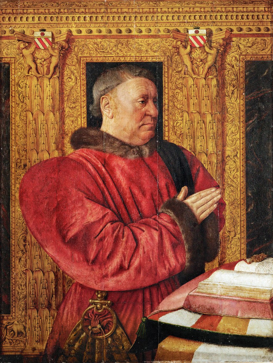 Guillaume Jouvenel des Ursins VII. Károly és XI. Lajos alatt volt kancellár... alkotó: Jean Fouquet