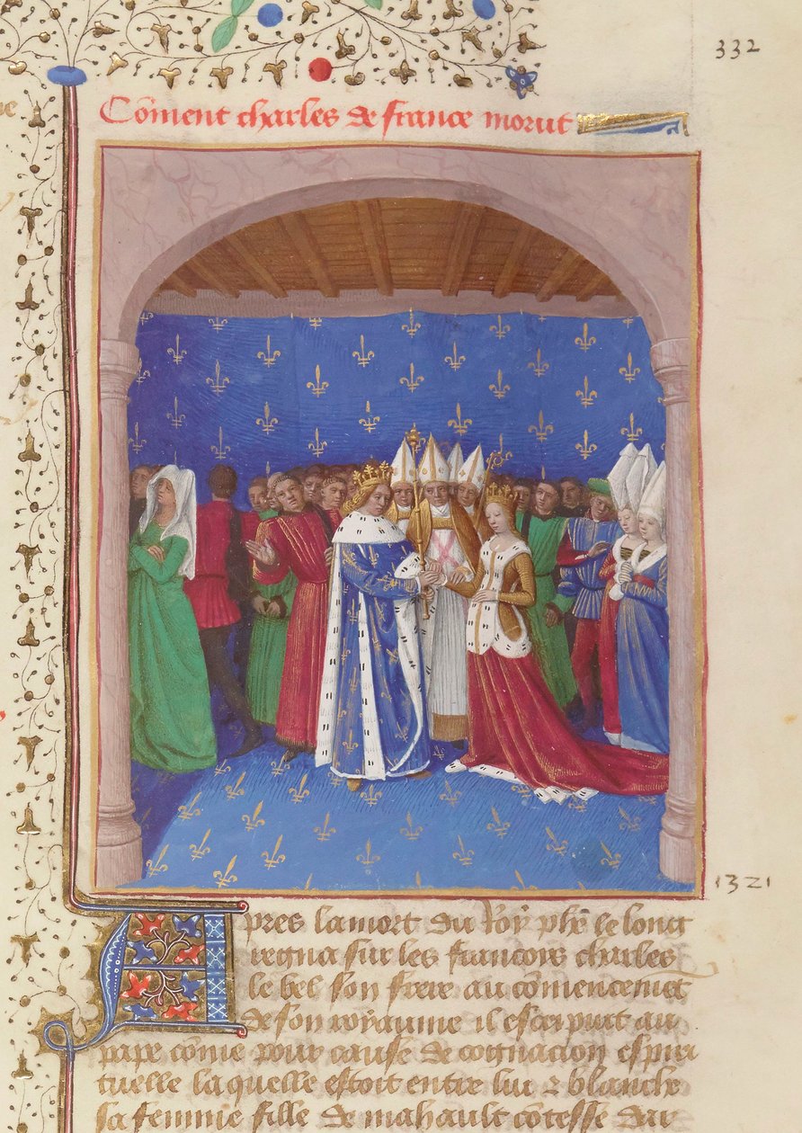 IV. Károly házassága alkotó: Jean Fouquet