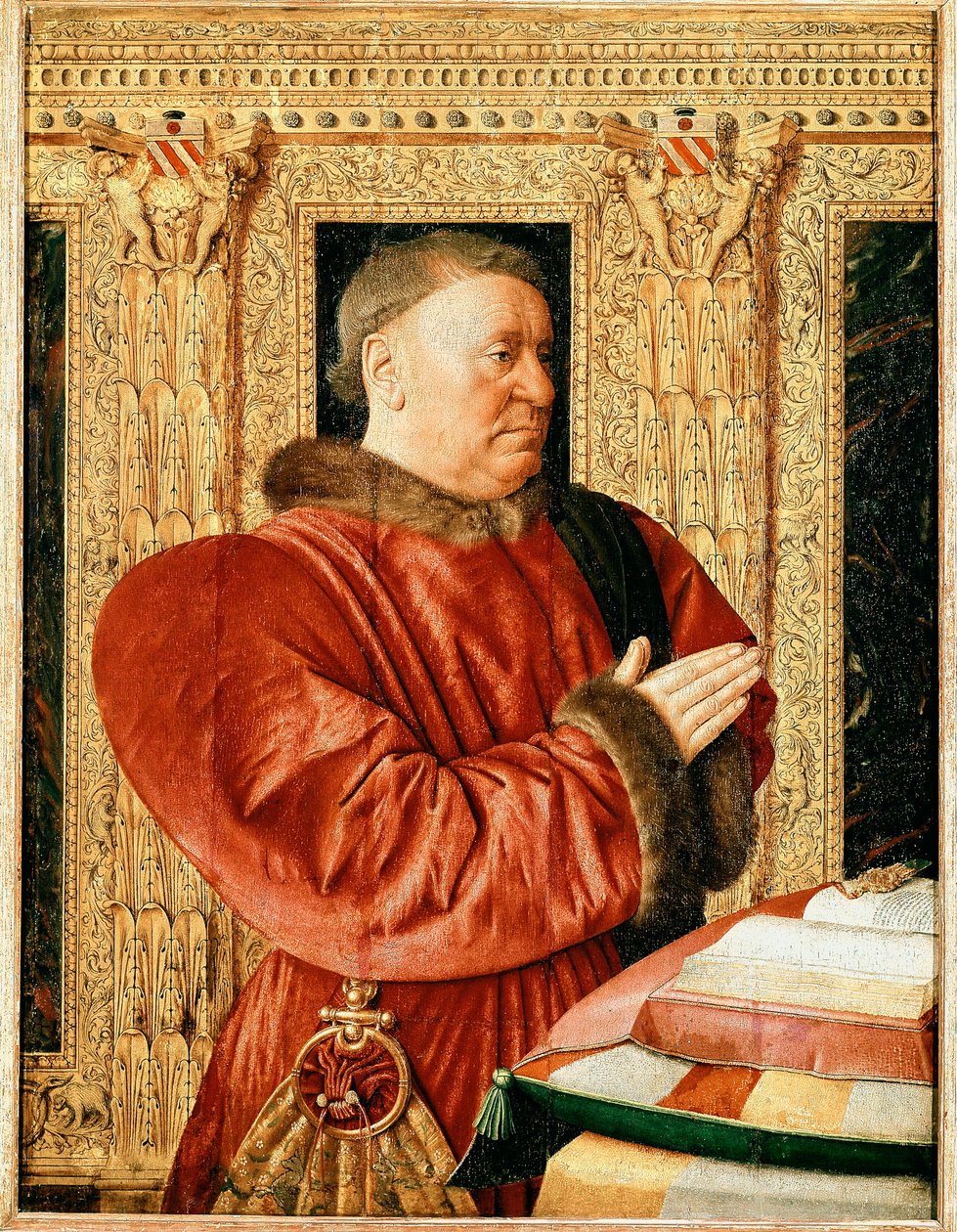 Guillaume Jouvenel des Ursins francia igazságügyi miniszter portréja (Festmény alkotó: Jean Fouquet