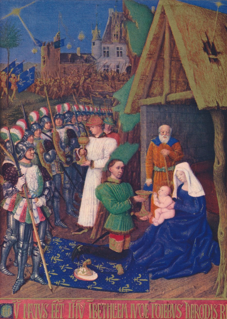 A mágusok imádása, c1455, 1939 alkotó: Jean Fouquet