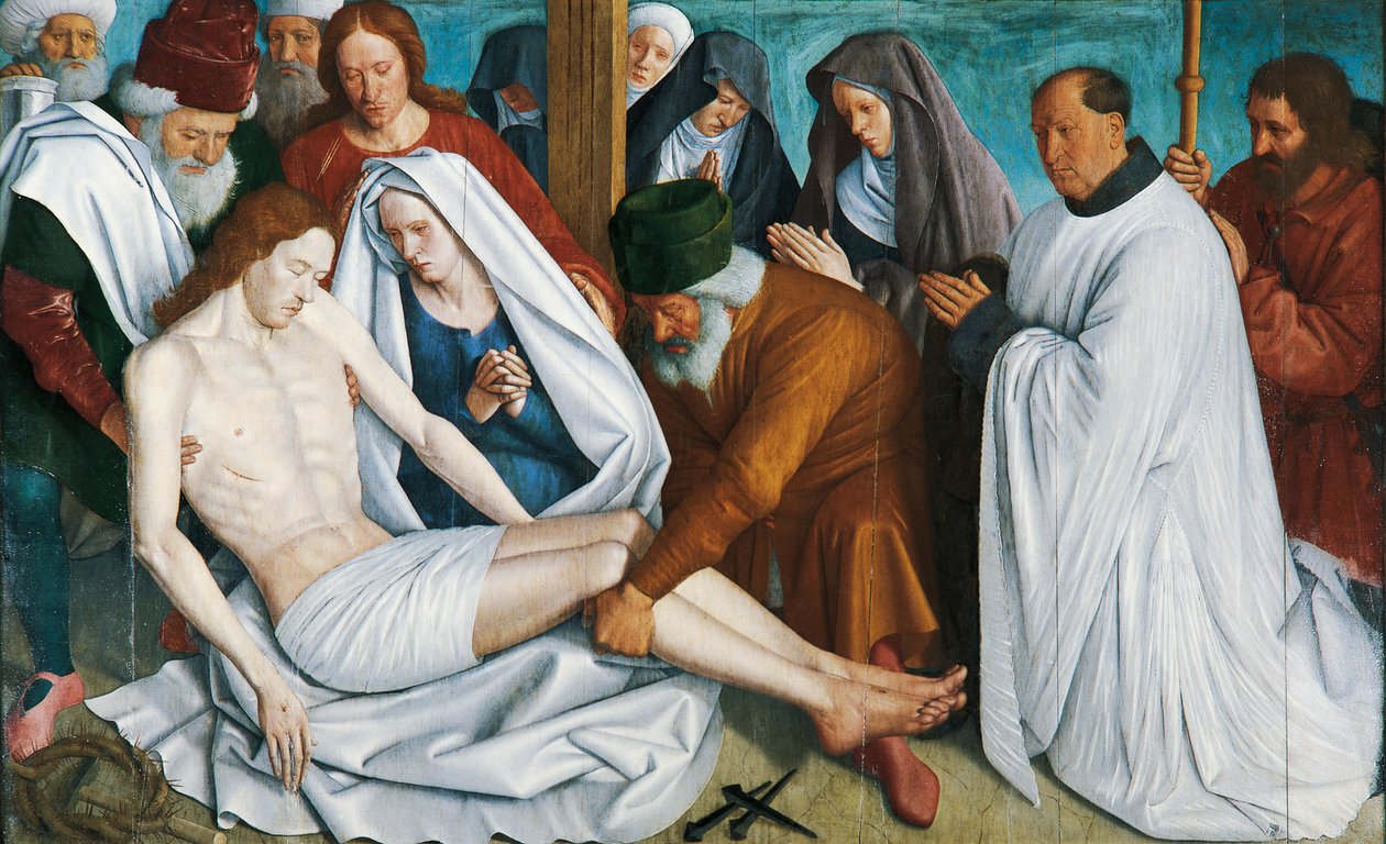 Jean Fouquet Pieta (kb. 1415-1481), tempera fán alkotó: Jean Fouquet