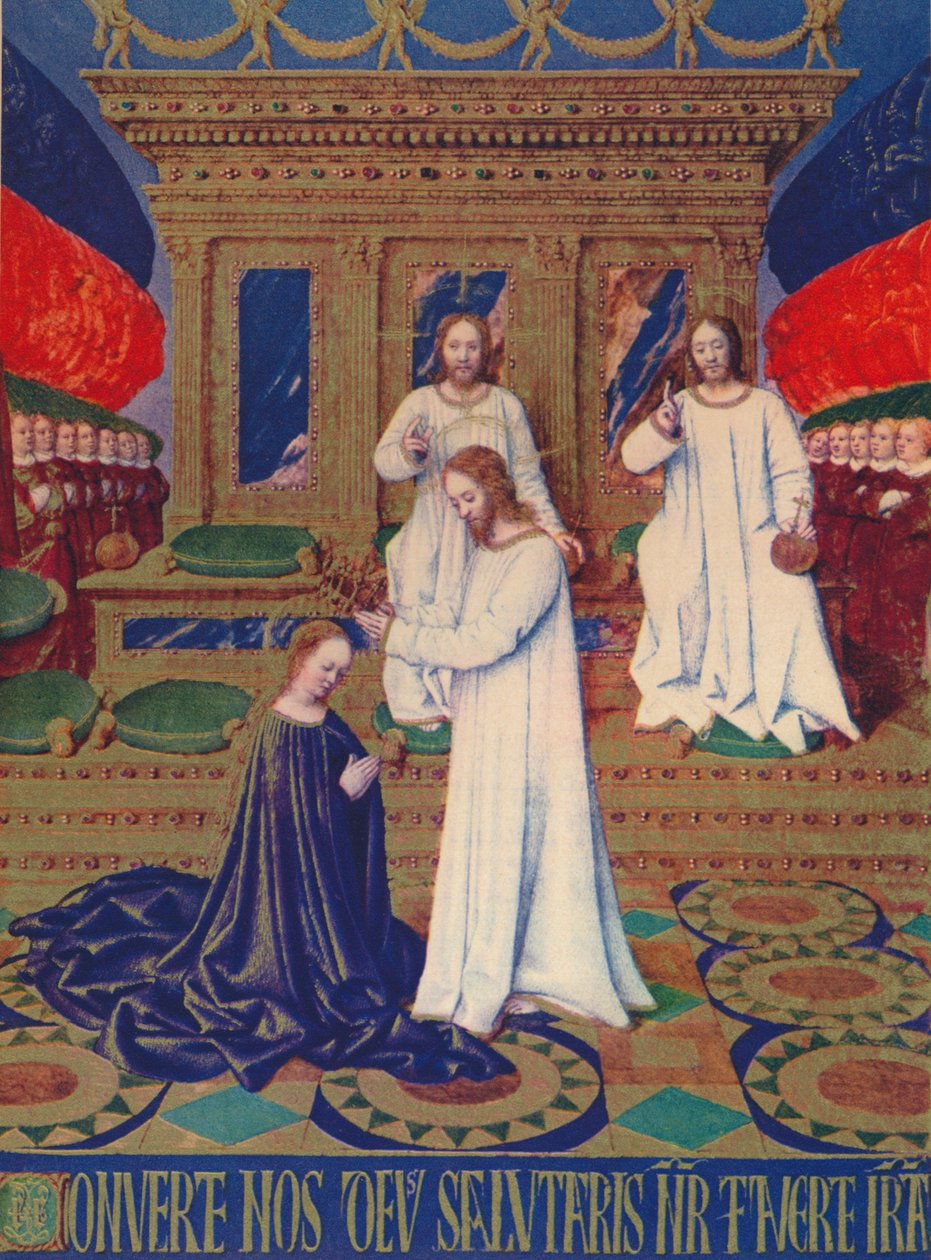 The Virgins Coronation, c1455, 1939 alkotó: Jean Fouquet