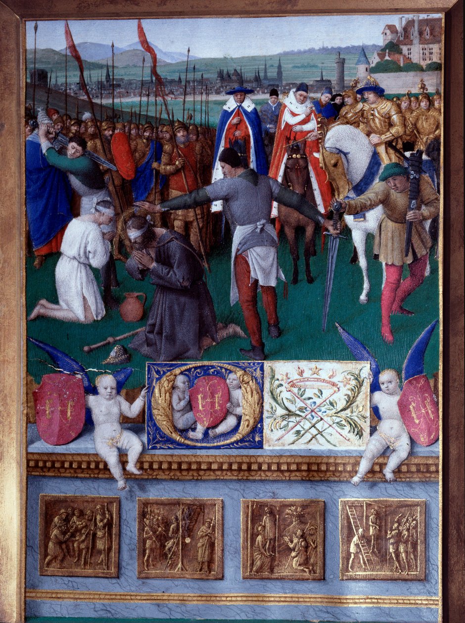 Major Szent Jakab mártíromsága Jean Fouquet (1420-1477/1481) Etienne Chevalier óráinak könyvéből. alkotó: Jean Fouquet
