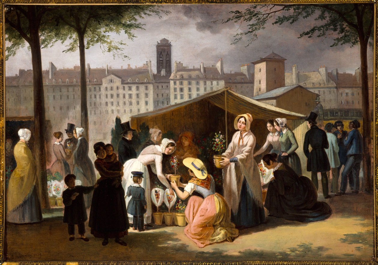 A virágpiac alkotó: Jean Francois Demay