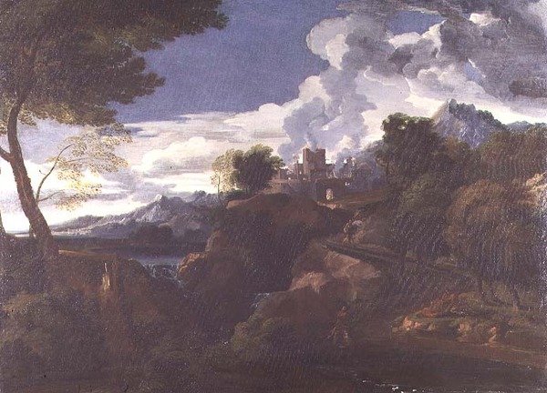 Táj egy égő várossal alkotó: Jean Francois I Millet