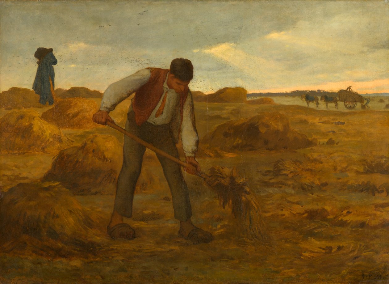 Paraszttrágyát szóró, 1854-1855 alkotó: Jean Francois I Millet
