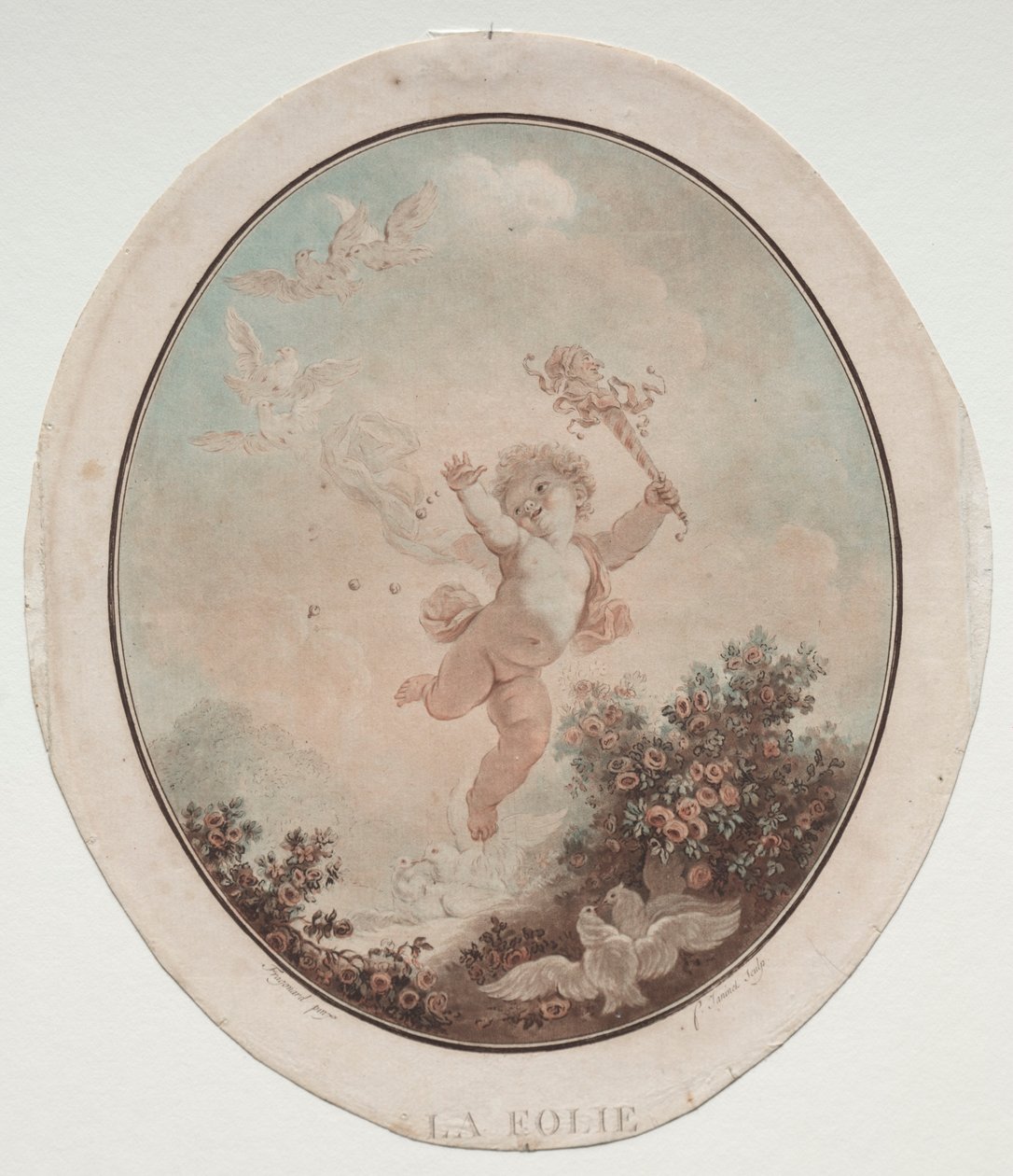 Bolondság, 1777. alkotó: Jean Francois Janinet