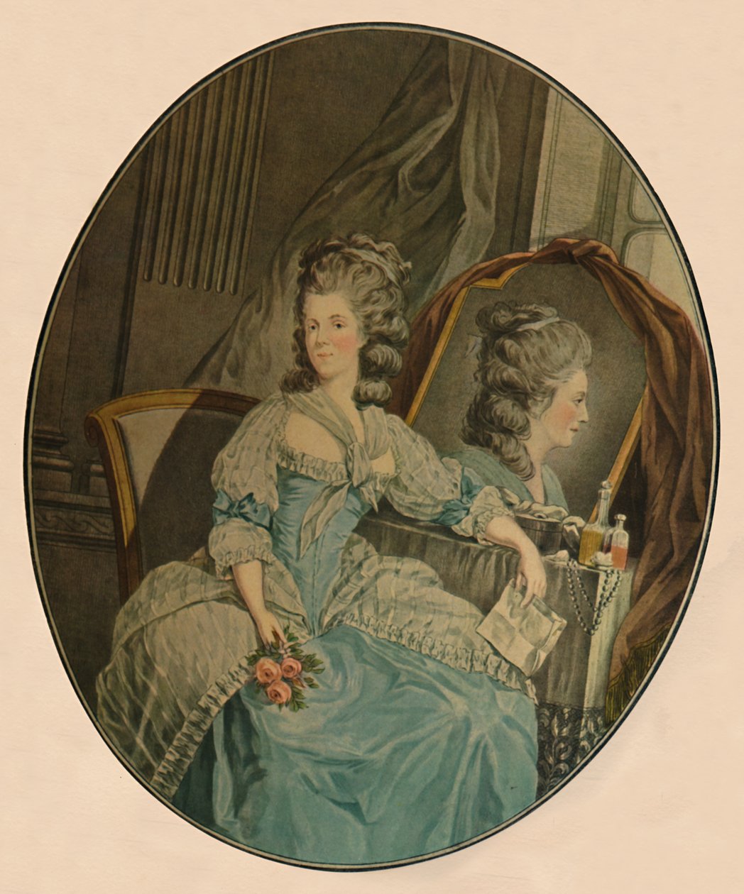 Duthe kisasszony, 1780, 1913 alkotó: Jean Francois Janinet