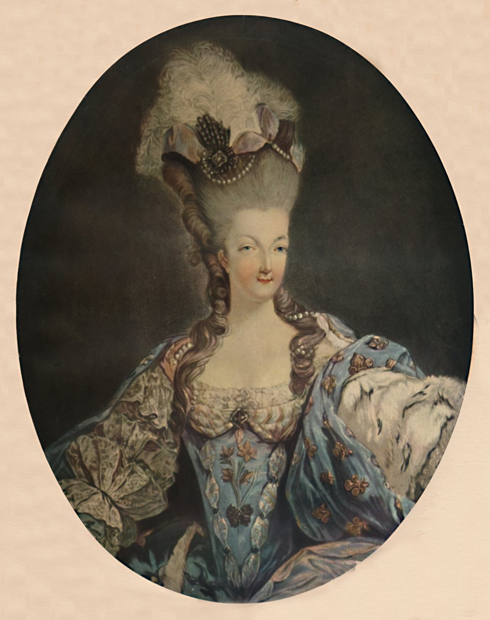 Marie Antoinette, Franciaország királynője, 1777, 1913 alkotó: Jean Francois Janinet