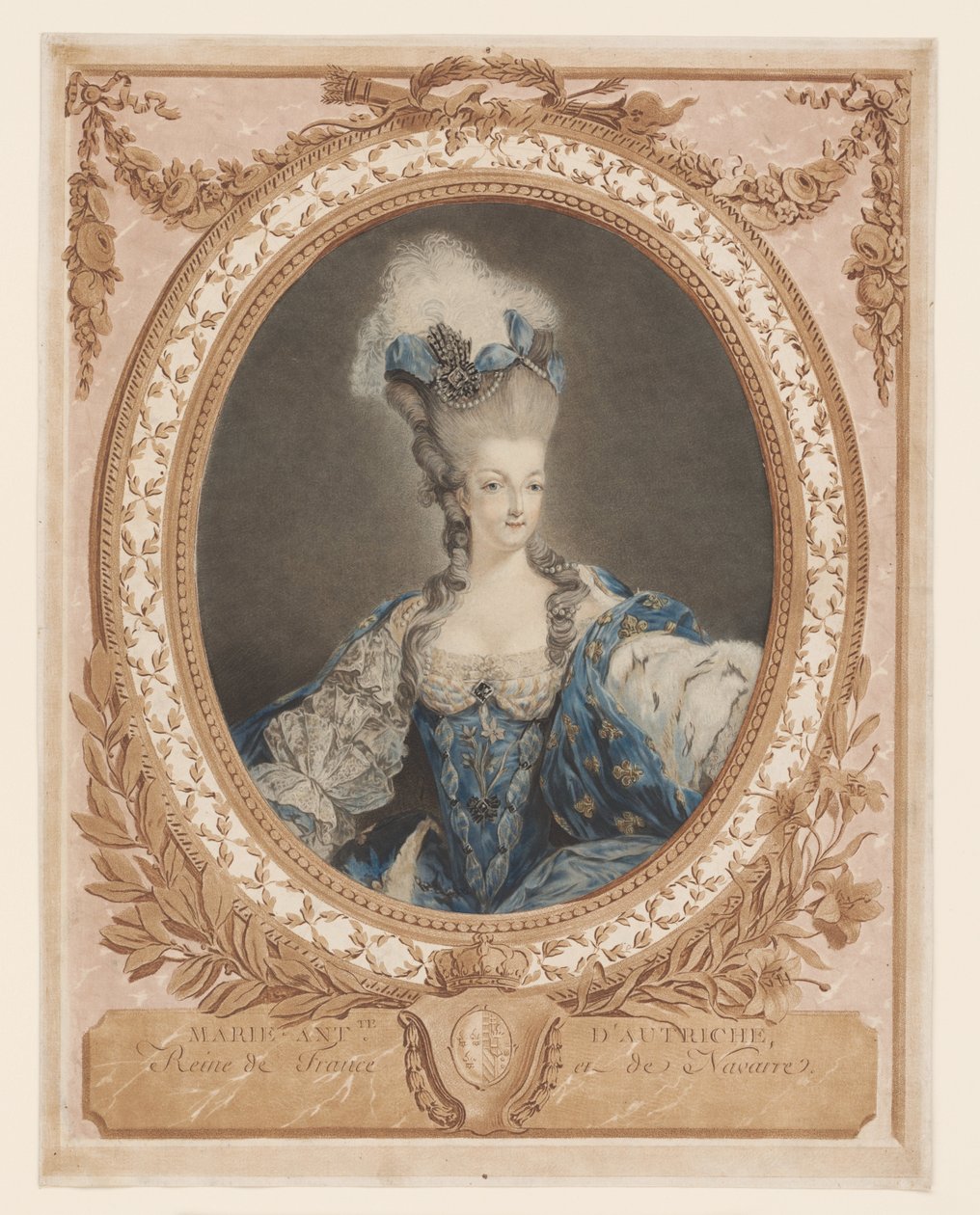 Marie Antoinette: A divat királynője: Marie Antoinette portréja Marie Antoinette portréja Marie Antoinette osztrák, Franciaország és Navarra királynője (cím a tárgyon) alkotó: Jean Francois Janinet