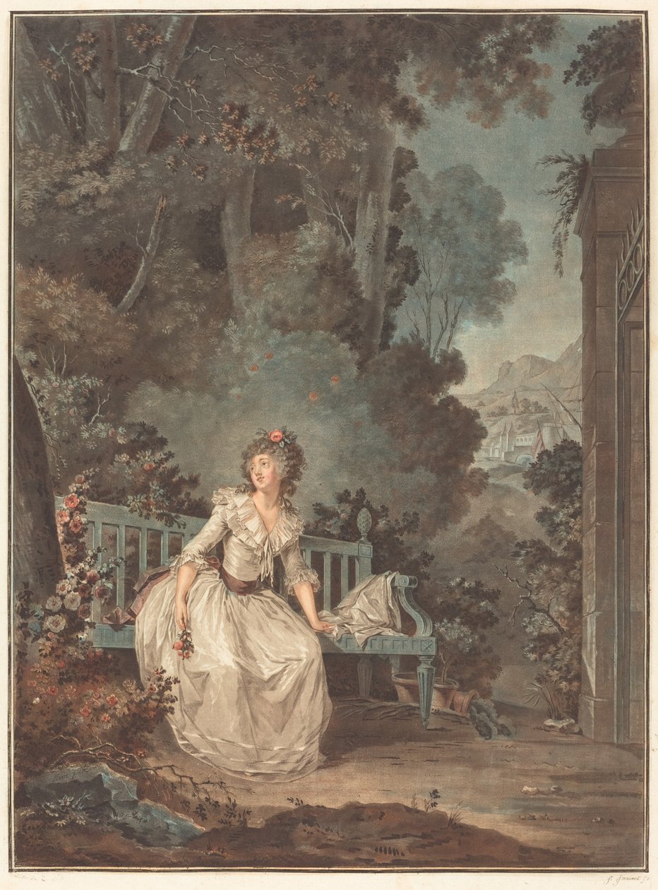 Nina, ou La Folle par amour Nina, avagy A szerelemtől megőrjített nő, 1787. alkotó: Jean Francois Janinet