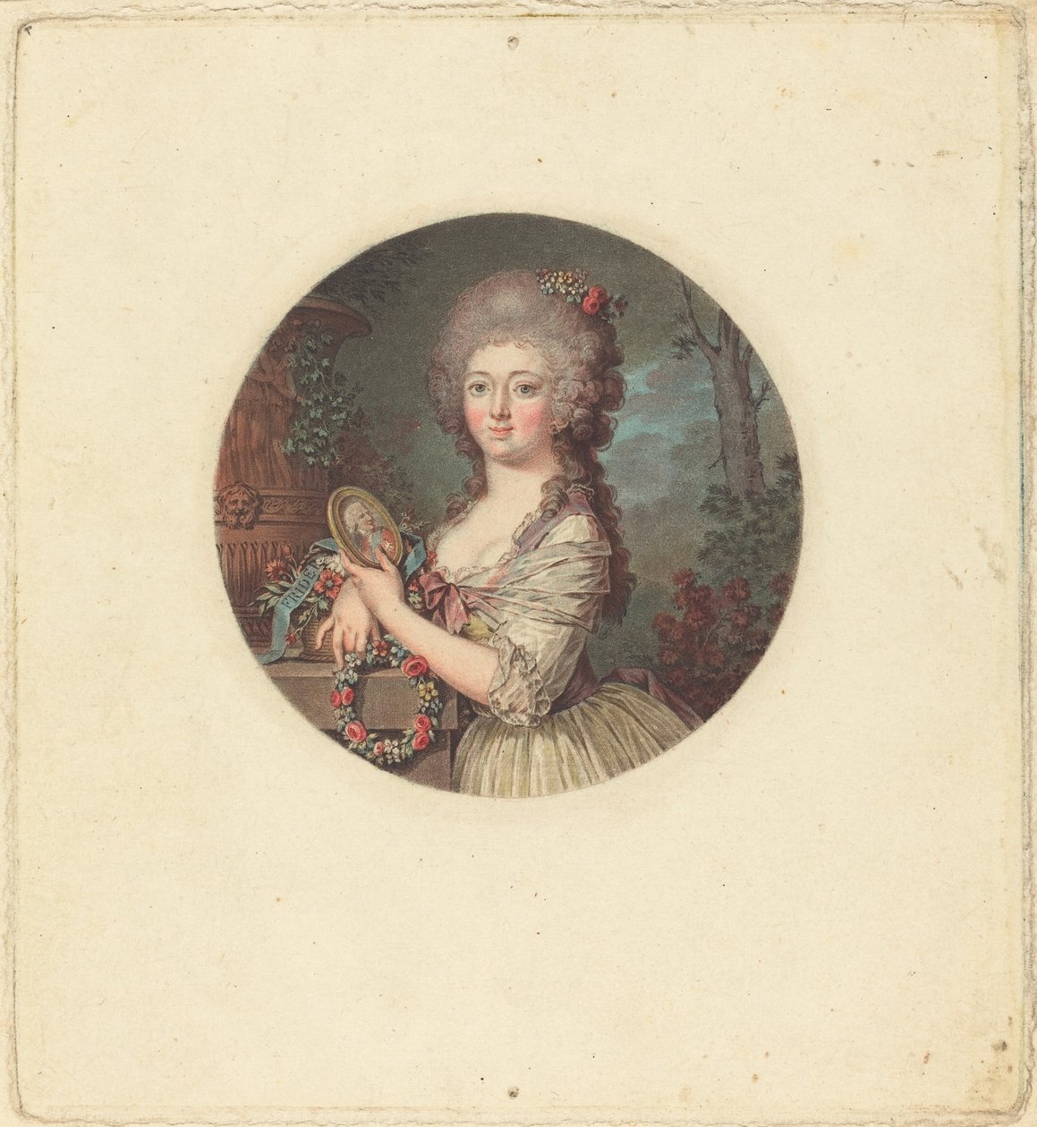 Egy fiatal hercegnő portréja. alkotó: Jean Francois Janinet