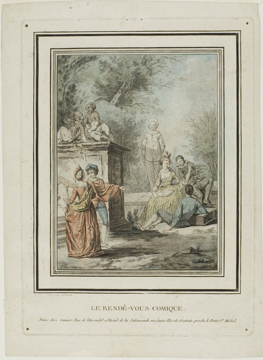 A képregényes randevú alkotó: Jean Francois Janinet
