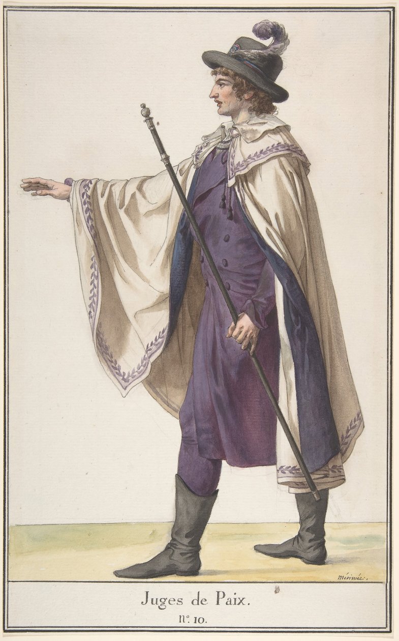 A békebíró, kb. 1798-99. alkotó: Jean Francois Leonor Merimee