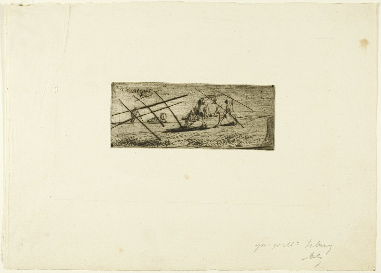 Egy birka legeltetése alkotó: Jean Francois Millet