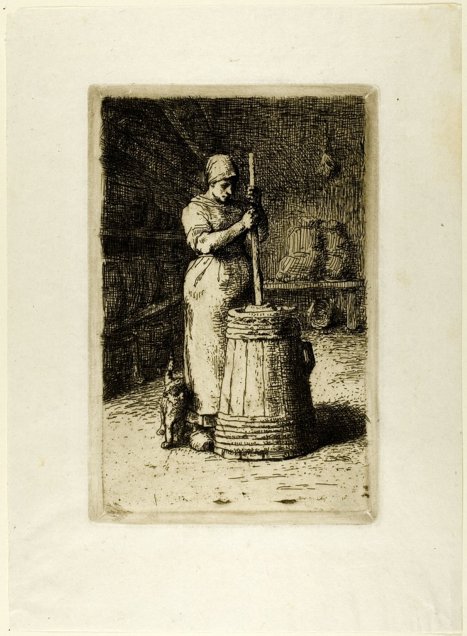 Kavargó nő alkotó: Jean Francois Millet