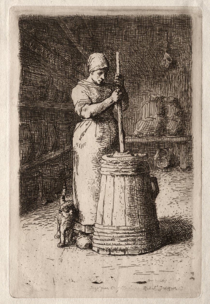 Kavargó nő alkotó: Jean Francois Millet