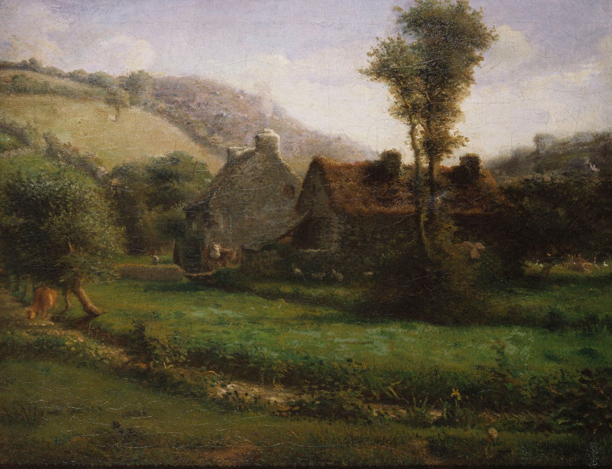 Tájház, 1871 körül alkotó: Jean Francois Millet