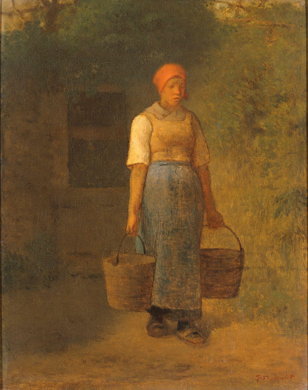 Vizet hordozó lány alkotó: Jean Francois Millet