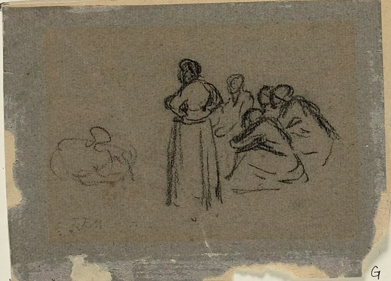 Női csoport alkotó: Jean Francois Millet