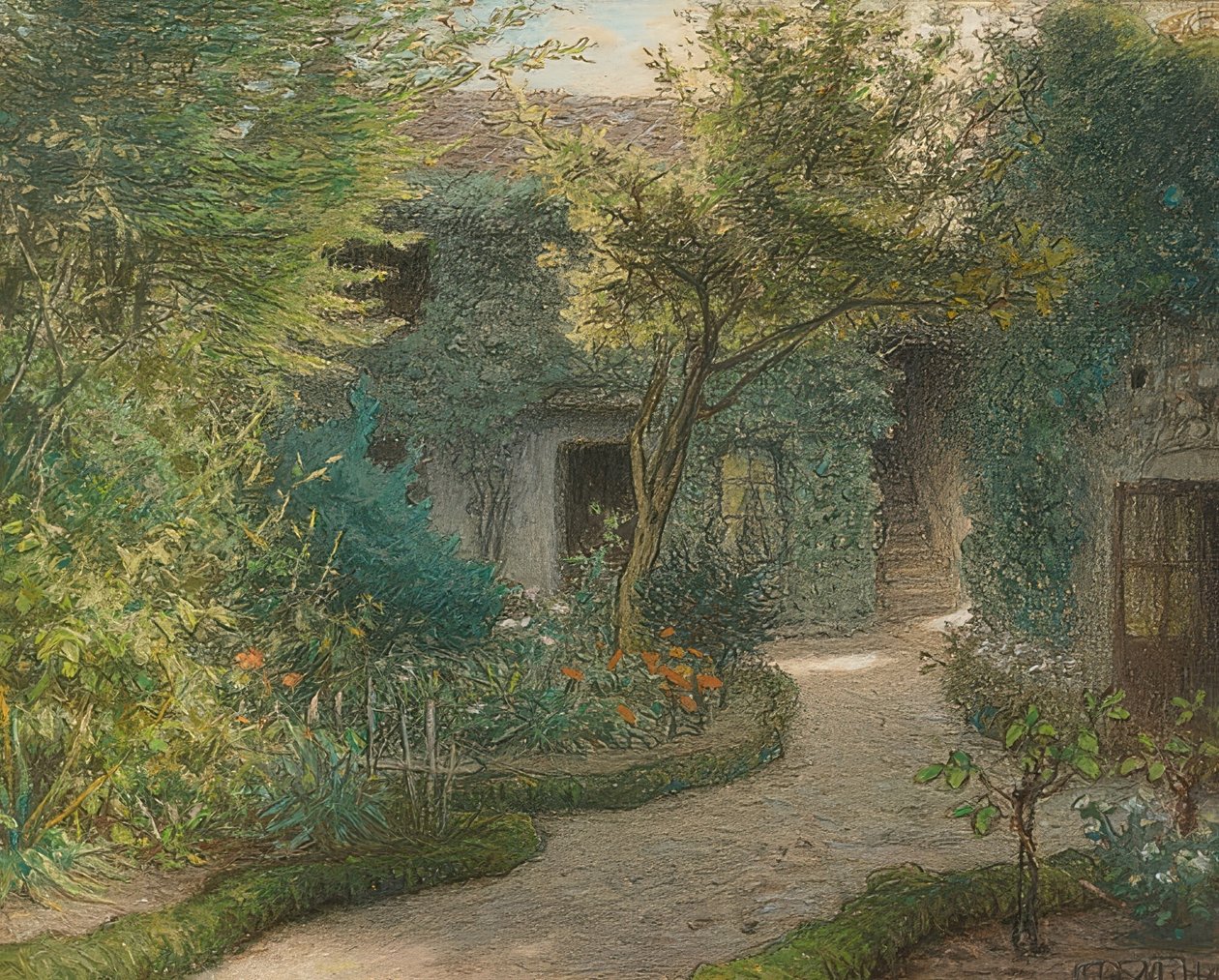 Theodore Rousseau háza Barbizonban alkotó: Jean Francois Millet