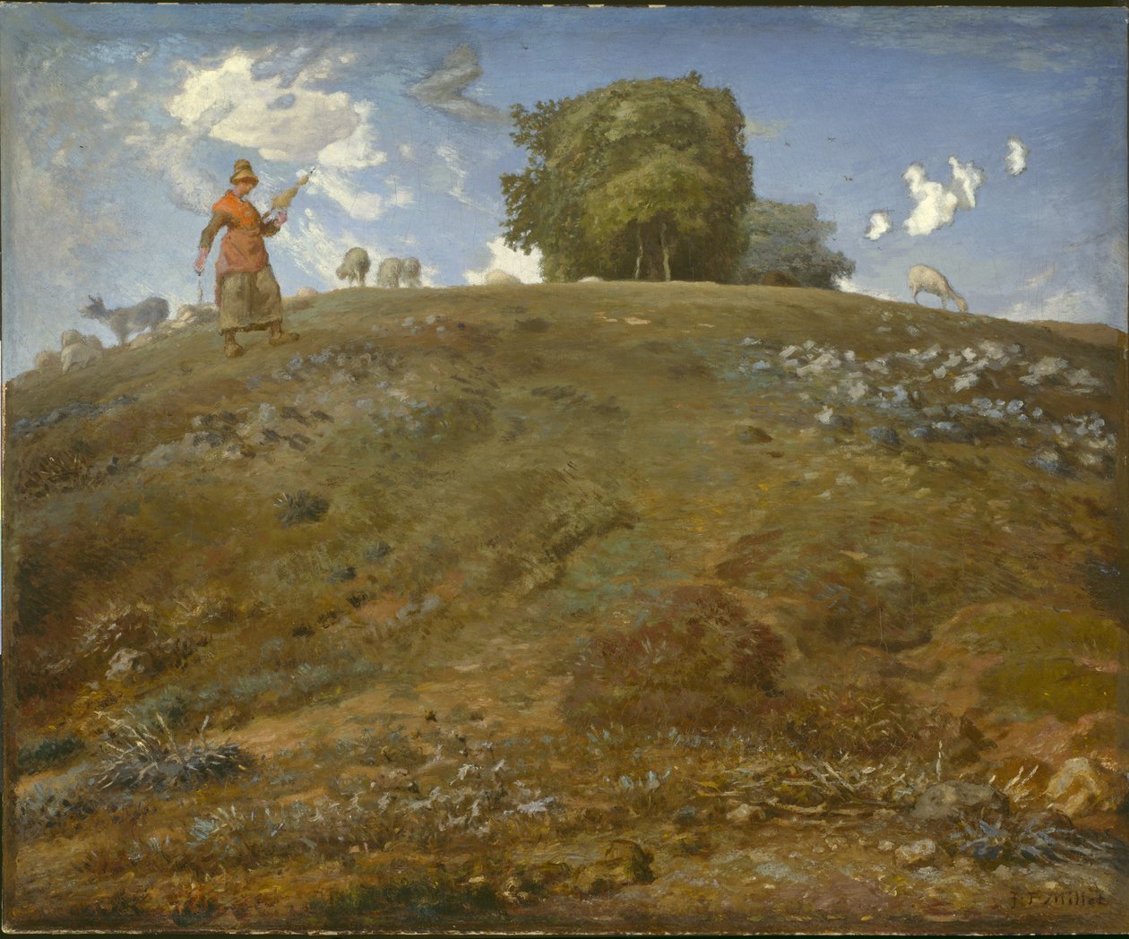 Az Auvergne-ben, 1866-69 alkotó: Jean Francois Millet