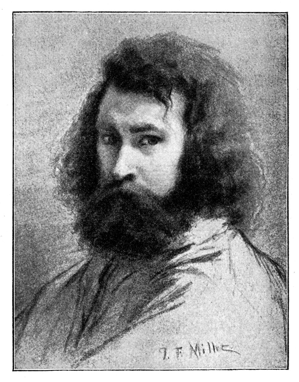 Jean-Francois Millet 19. századi francia festő, 1900. alkotó: Jean Francois Millet